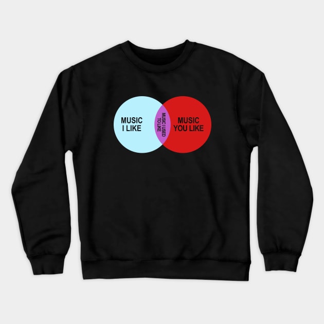 IT Crowd Music I Like T-Shirt Crewneck Sweatshirt by NerdShizzle